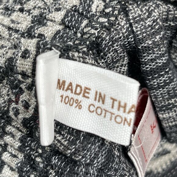 Kamana Harem Pants Womens Large Wide Leg Elephant Print Exterior Pocket Cotton - Picture 6 of 10